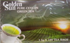 Golden Sun Πράσινο Τσάι Κεϋλάνης 100 φακ.