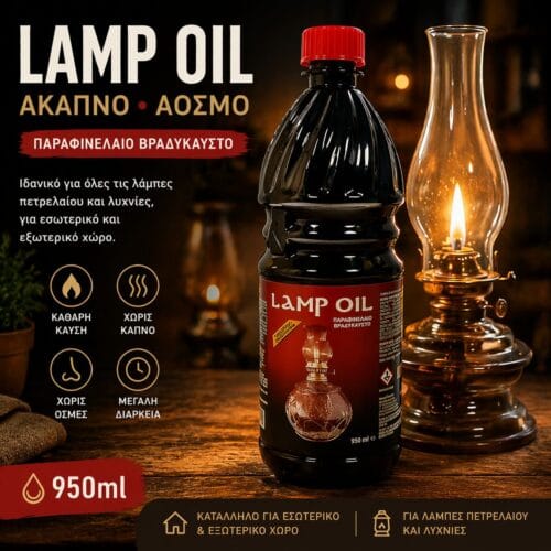 Lamp Oil Άκαπνο Άοσμο 950ml