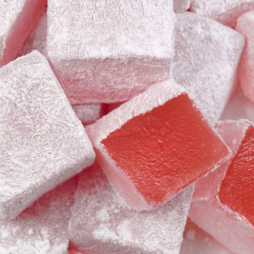 Παραδοσιακά λουκούμια τριαντάφυλλο χύμα