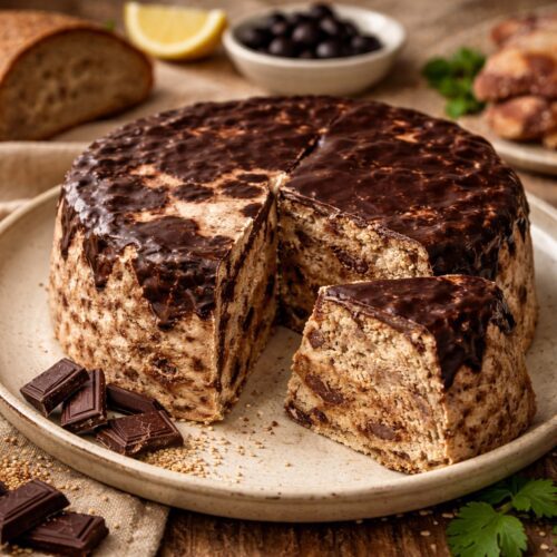 Χαλβάς Τρικάλων ΜΑΤΗΣ με κουβερτούρα