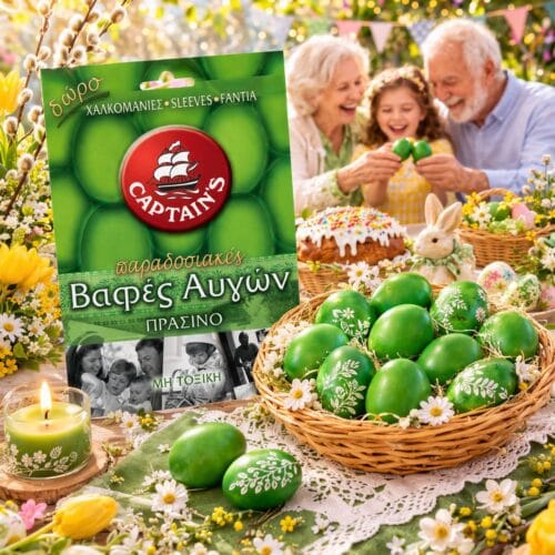 Captain’s Πράσινη βαφή αυγών