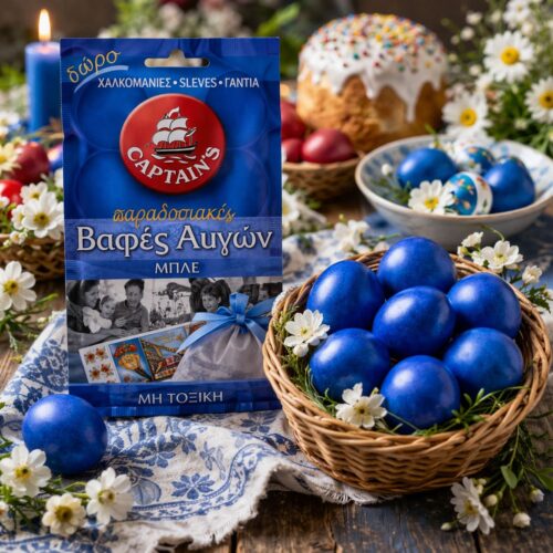 Captain’s Μπλε βαφή αυγών